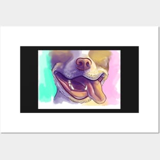 Dog Smile Posters and Art